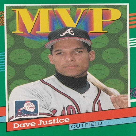 Dave Justice - Atlanta Braves MLB Card Collection - 6 Card Set - Picture 4 of 7